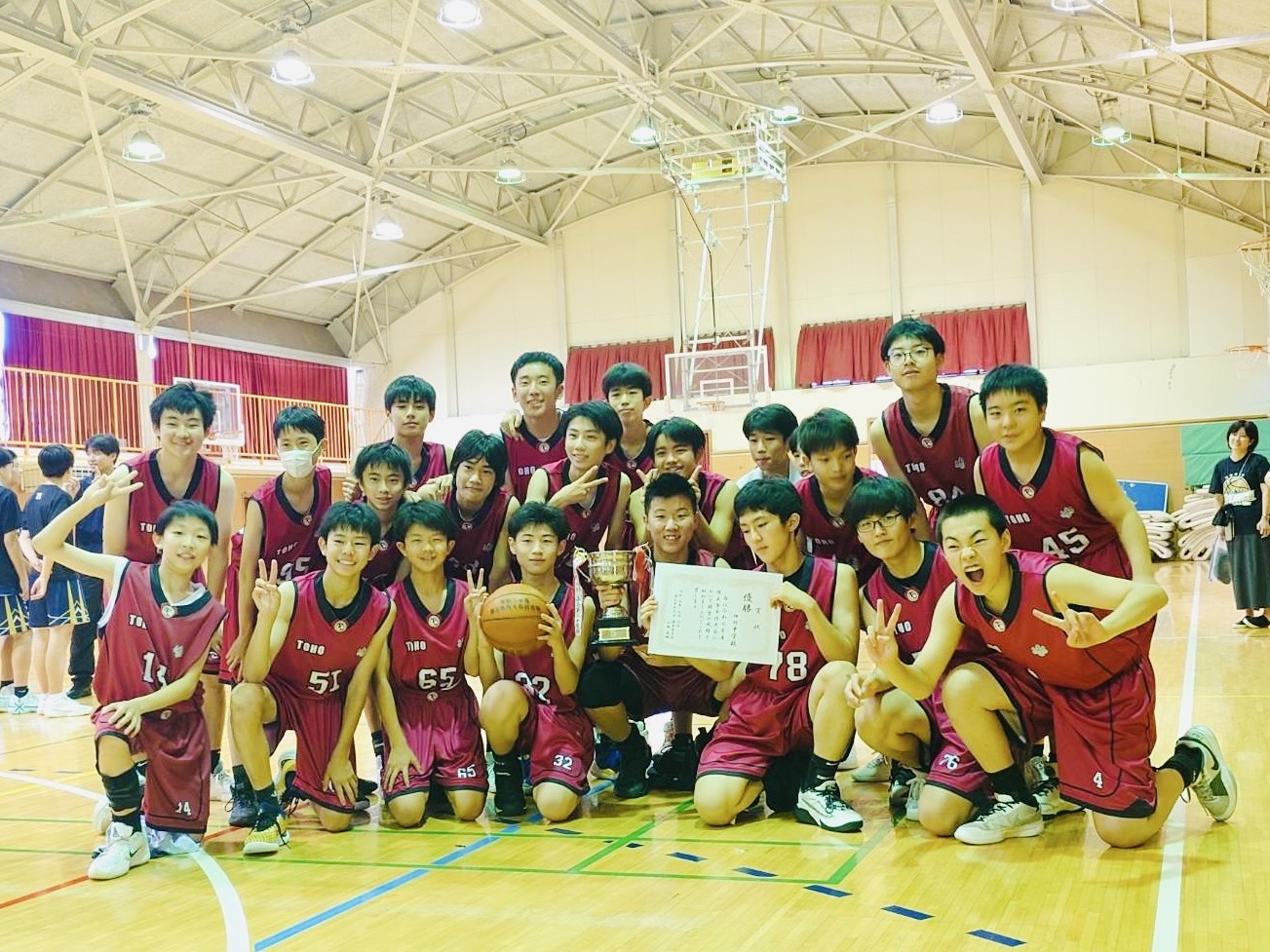 中学バスケットボール部　2025年の活動報告