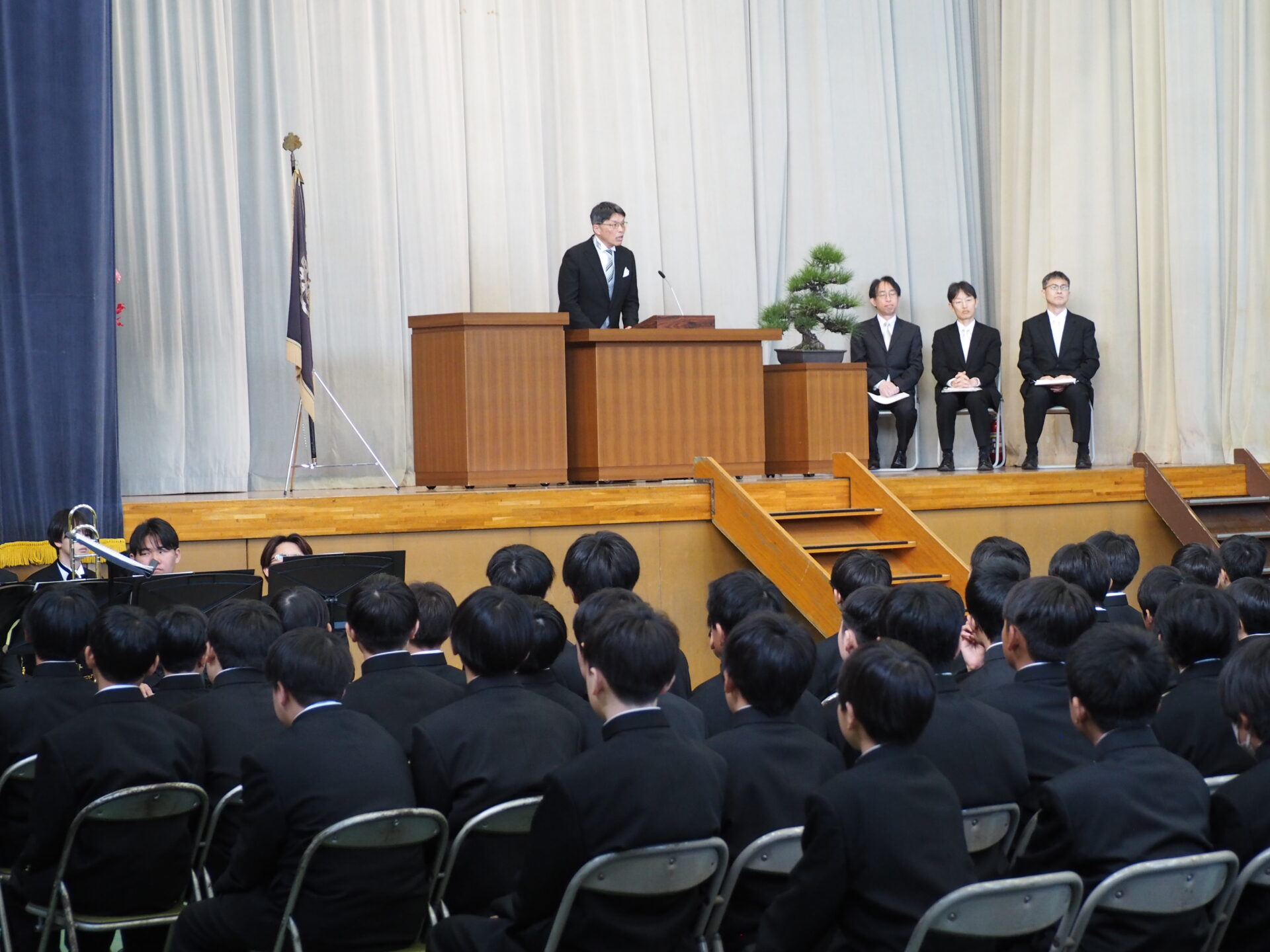 ２０２６年度　中学入学式が挙行されました