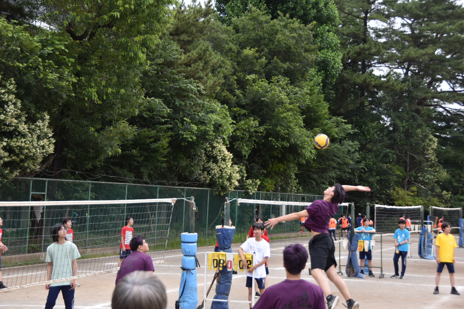 中学スポーツ大会が行われました。