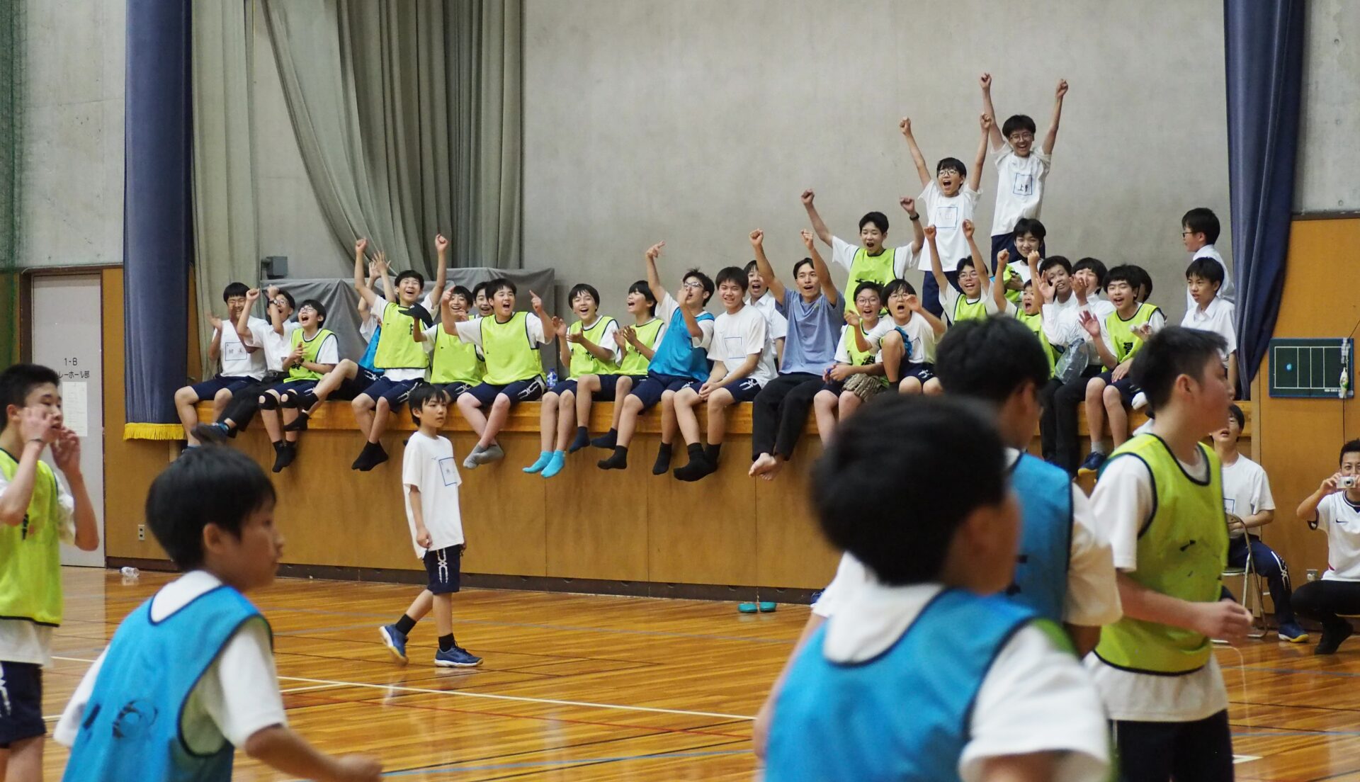 勝利の雄叫び