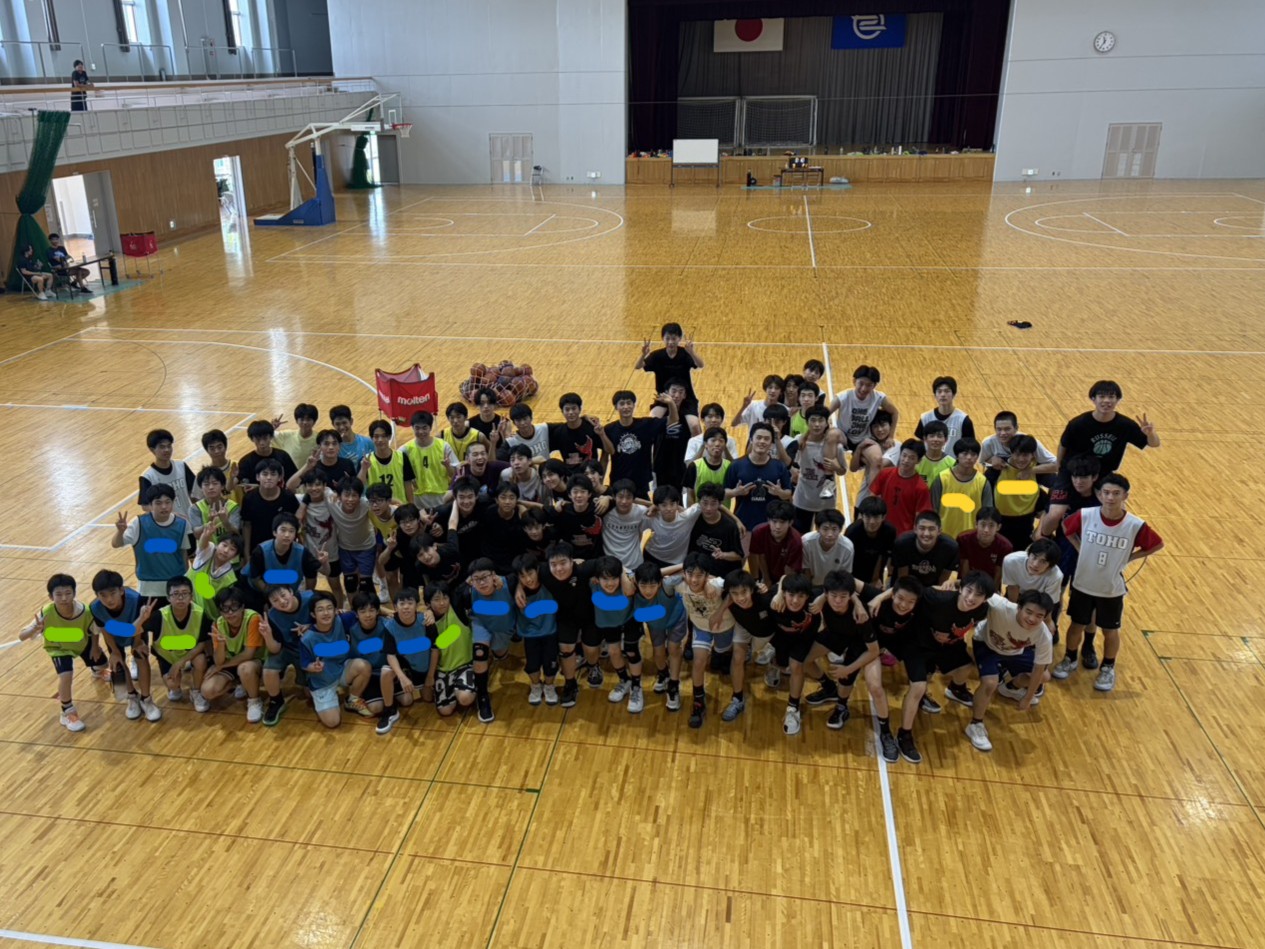 中学バスケットボール部　夏合宿　報告